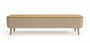 Hanah Home Sarven Soporte para TV Beige con Otomano